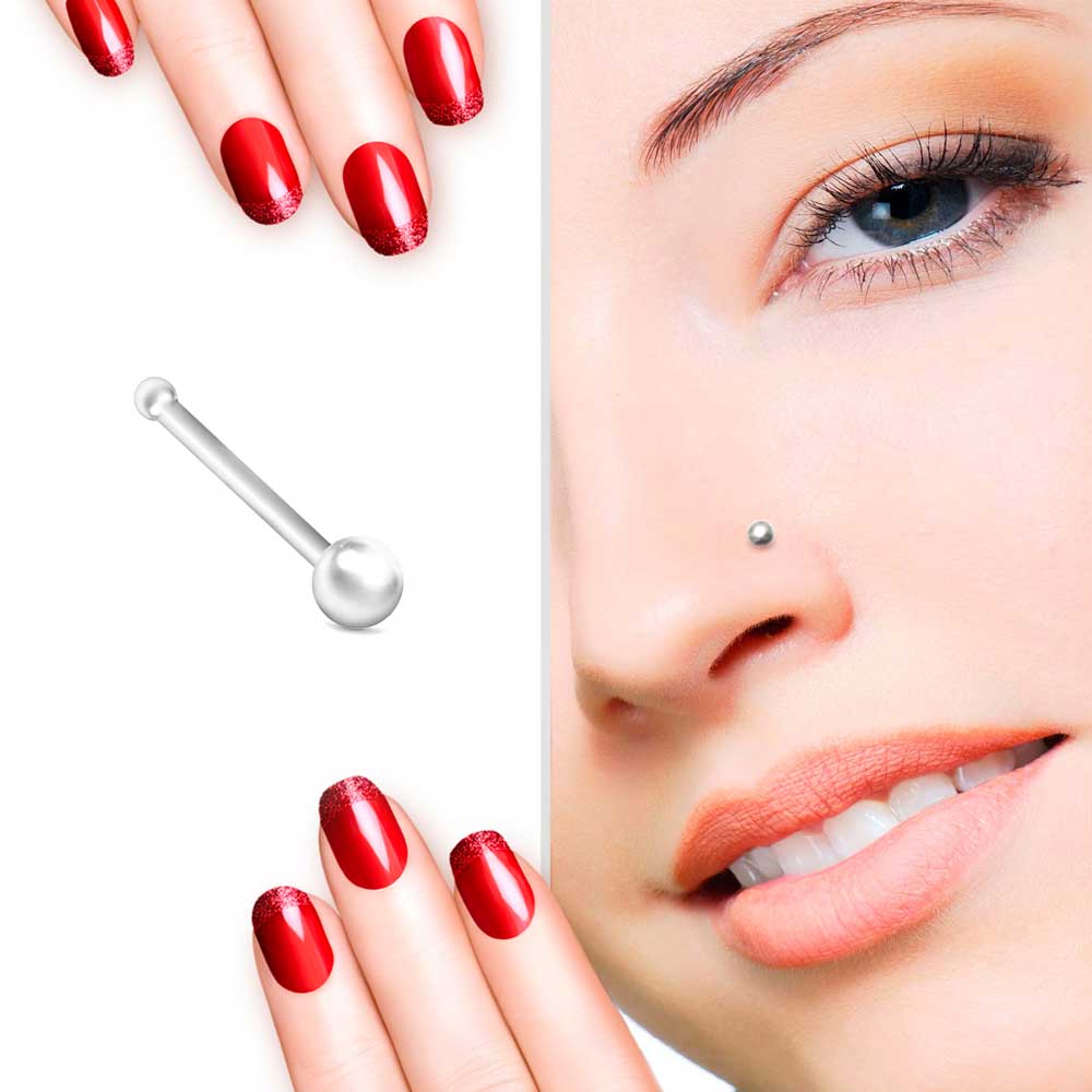 Eleganter 925 Sterling Silber Piercing-Stecker mit weißer Süßwasserperle – Handgefertigter Schmuck
