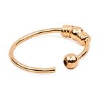 Eleganter 925er Silber Piercing-Ring vergoldet – Nasen-, Lippen- & Ohrschmuck | WILLYS JEWELLERY