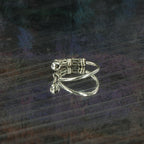 Eleganter 925 Sterling Silber Piercing Ring – Nasen-, Ohr- & Lippenring mit Kugelverschluss