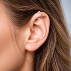 Eleganter 925 Sterling Silber Piercing Ring – Nasen-, Ohr- & Lippenring mit Kugelverschluss