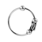 Eleganter 925 Sterling Silber Piercing-Ring –vielseitiger Ball Closure Schmuck für Nase, Ohr & Lippe