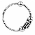 Eleganter 925 Sterling Silber Piercing-Ring –vielseitiger Ball Closure Schmuck für Nase, Ohr & Lippe