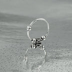 Eleganter 925 Sterling Silber Piercing-Ring –vielseitiger Ball Closure Schmuck für Nase, Ohr & Lippe