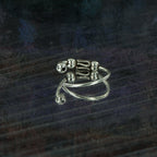 Eleganter 925 Sterling Silber Piercing-Ring –vielseitiger Ball Closure Schmuck für Nase, Ohr & Lippe