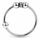 Piercing Ring 925 Sterling Silber – Nasen-, Ohr- & Lippenring | Poliert, langlebig & edel