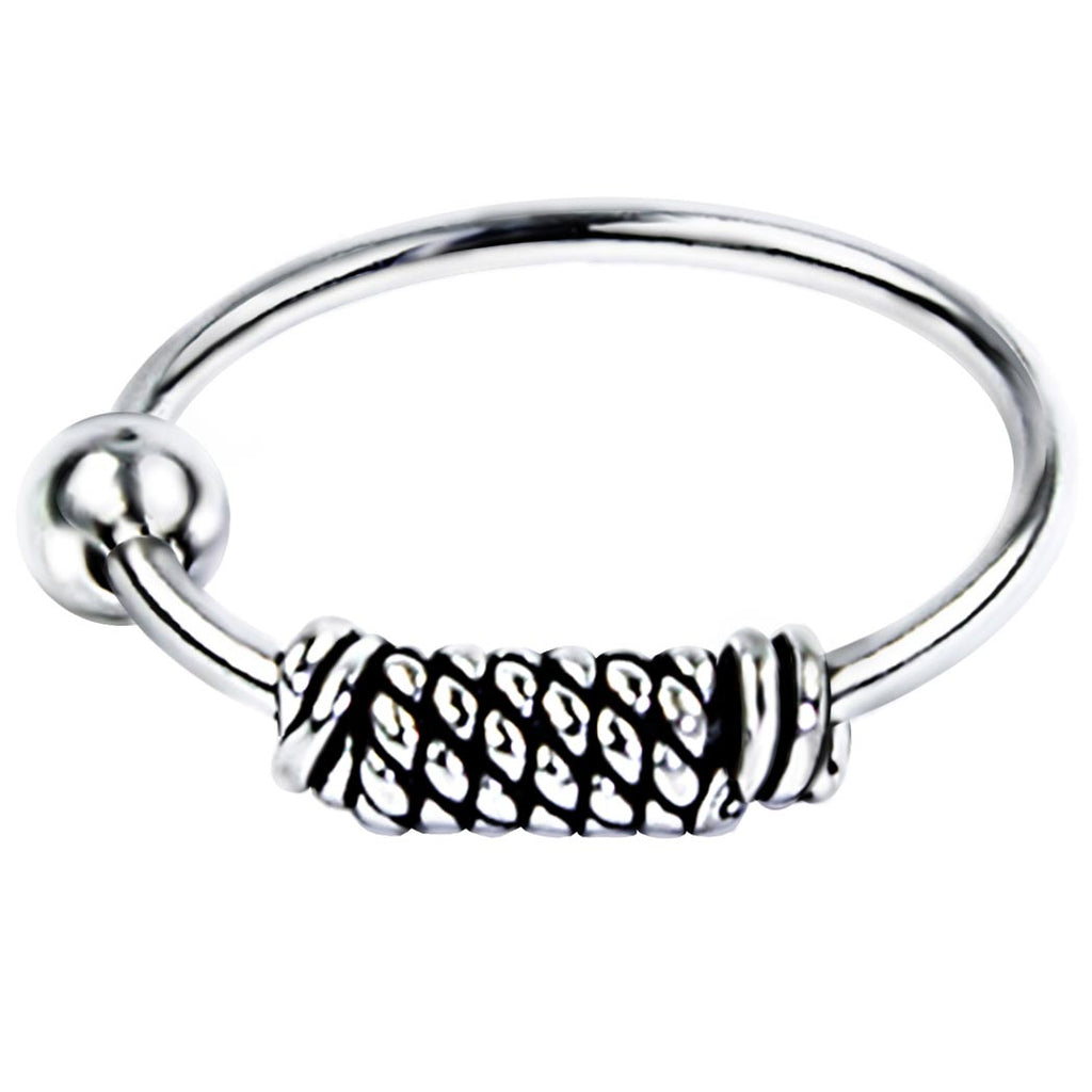 925 Sterling Silber Piercing Ring – Ball Closure für Nase, Ohr & Lippe | Langlebig Körperschmuck | WILLYS JEWELLERY