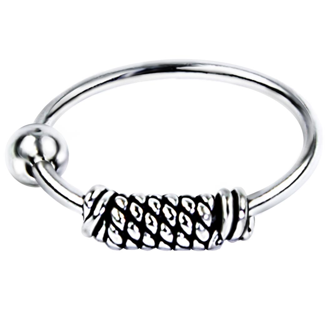 925 Sterling Silber Piercing Ring – Ball Closure für Nase, Ohr & Lippe | Langlebig Körperschmuck | WILLYS JEWELLERY
