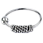 925 Sterling Silber Piercing Ring – Ball Closure für Nase, Ohr & Lippe | Langlebig Körperschmuck | WILLYS JEWELLERY