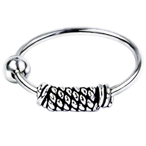 925 Sterling Silber Piercing Ring – Ball Closure für Nase, Ohr & Lippe | Langlebig Körperschmuck | WILLYS JEWELLERY