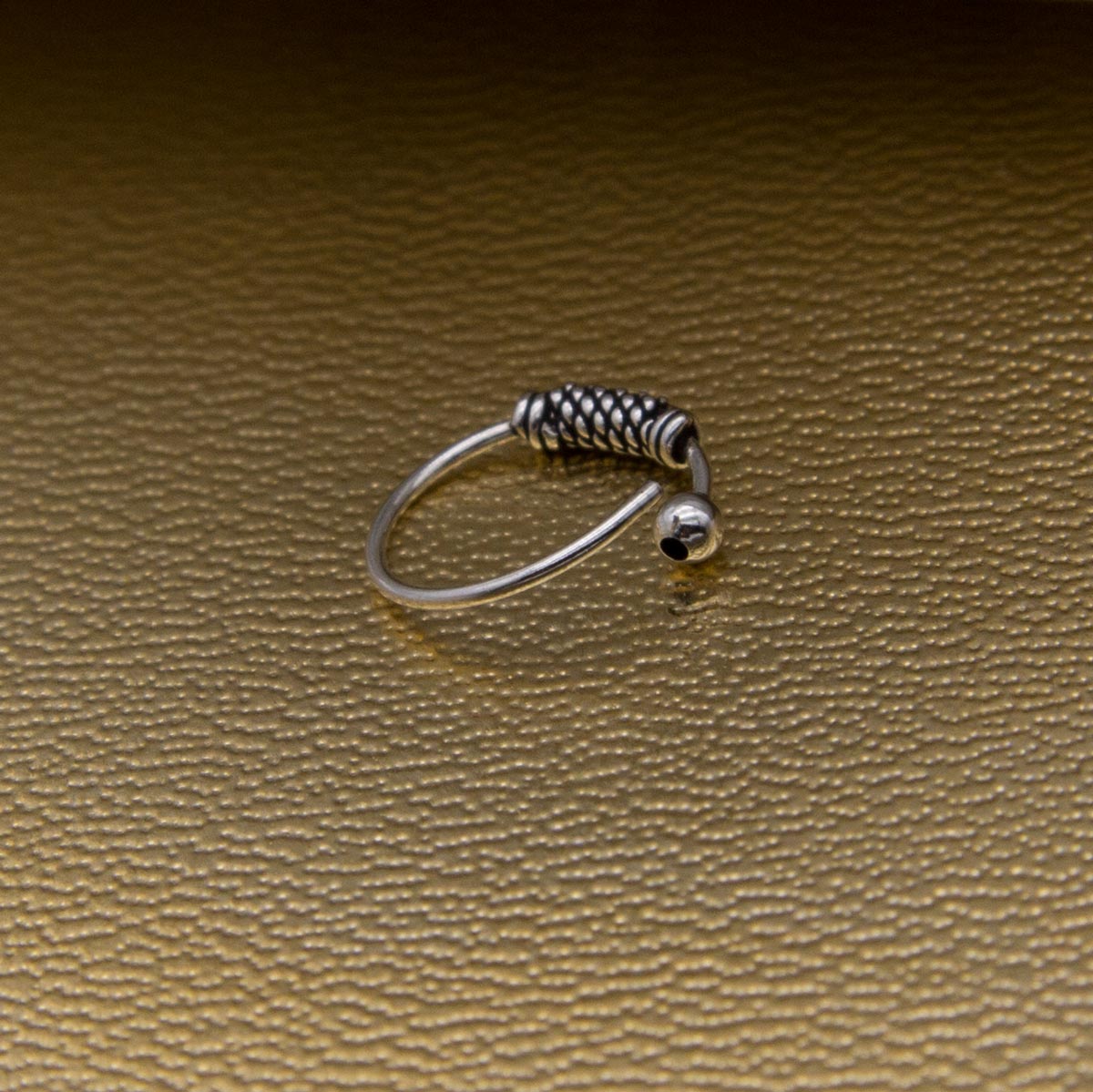 925 Sterling Silber Piercing Ring – Ball Closure für Nase, Ohr & Lippe | Langlebig Körperschmuck | WILLYS JEWELLERY