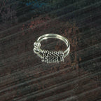 925 Sterling Silber Piercing Ring – Ball Closure für Nase, Ohr & Lippe | Langlebig Körperschmuck | WILLYS JEWELLERY