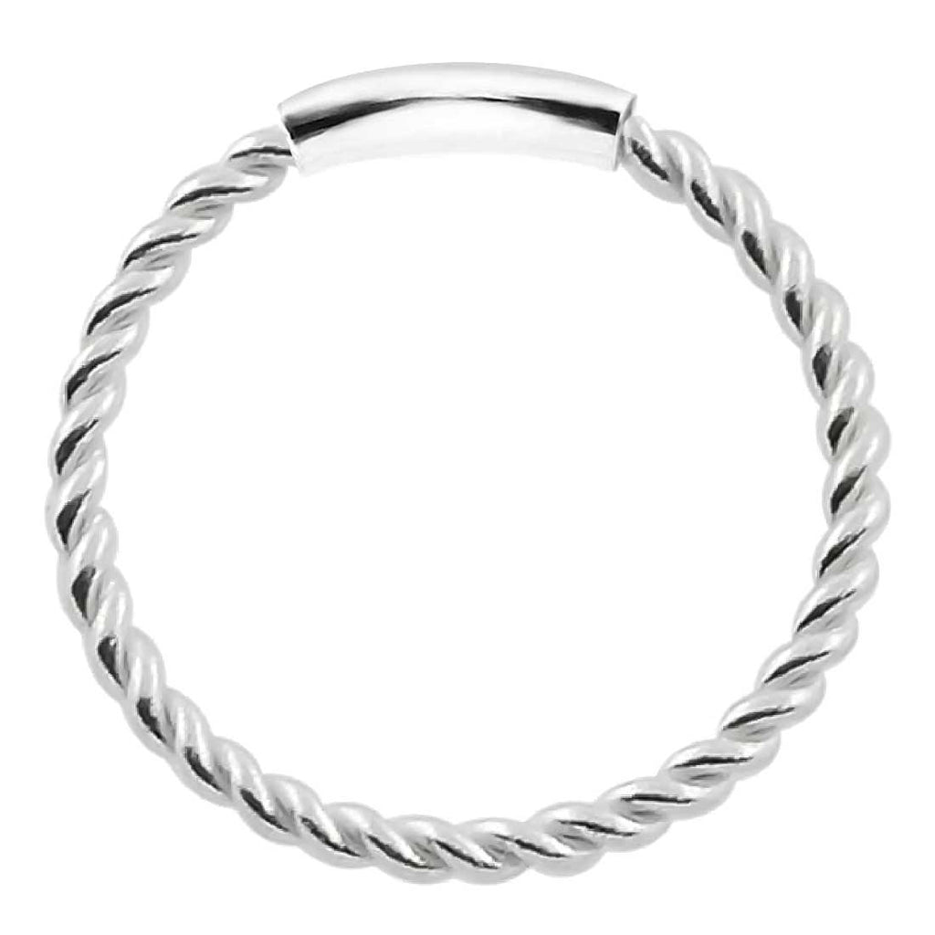 925 Sterling Silber Piercing Ring – Nasen-, Ohr- & Lippenring, edel & wasserabweisend | WILLYS JEWELLERY
