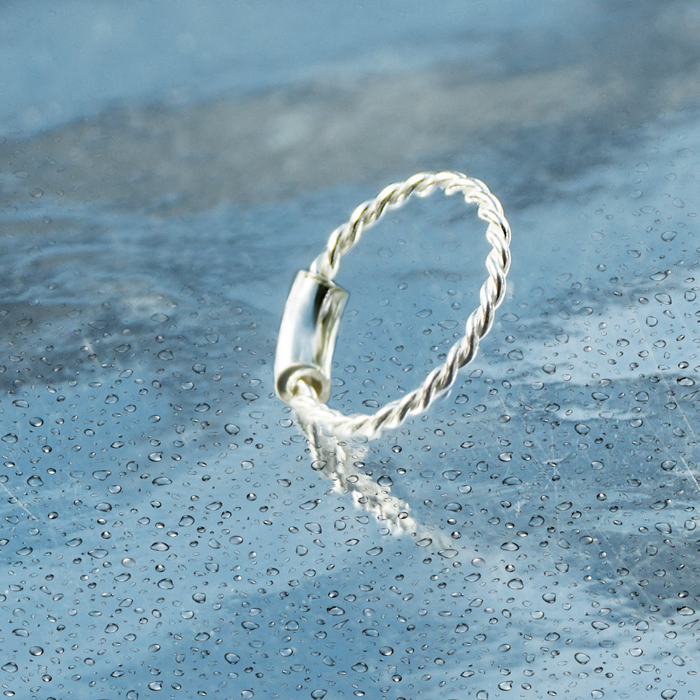 925 Sterling Silber Piercing Ring – Nasen-, Ohr- & Lippenring, edel & wasserabweisend | WILLYS JEWELLERY