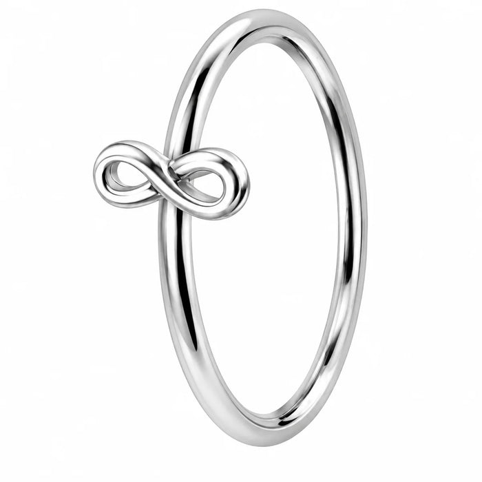 Infinity Piercing Ring 925 Silber – Nasen-, Lippen- & Ohrschmuck, wasserabweisend | WILLYS JEWELLERY