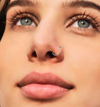 Fake Piercing Hoop Ring 925 Sterling Silber – Ohne Loch, Für Lippen, Nase & Ohren | WILLYS JEWELLERY