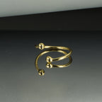 Fake Piercing Hoop Ring 925 Sterling Silber, 18k Vergoldet – Für Ohr, Nase & Lippe, Ohne Loch | WILLYS JEWELLERY