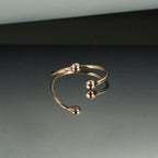 Fake Piercing Hoop aus 925 Sterling Silber, 18k Roségold vergoldet – Nasen-, Lippen- & Ohrring | WILLYS JEWELLERY