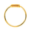 925 Silber Piercing Ring 18K vergoldet – Nasenring, Ohrpiercing & Lippenring mit Wickelverschluss | WILLYS JEWELLERY