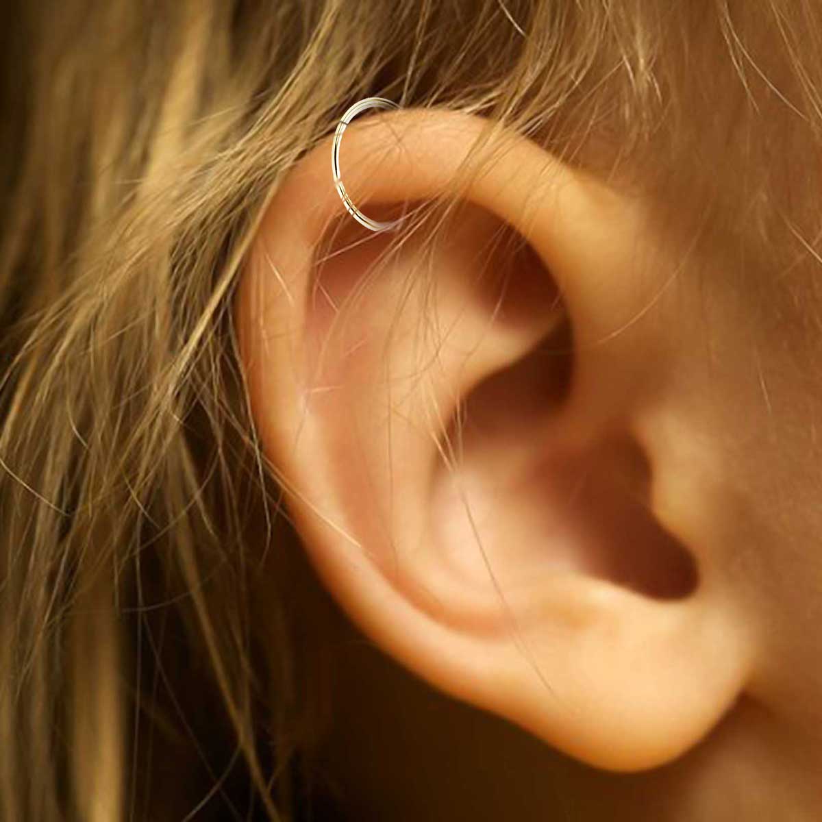 Eleganter Piercing-Ring aus 925 Sterling Silber – Nasen-, Ohr- & Lippenring, stilvoll & langlebig | WILLYS JEWELLERY