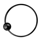 Piercing Ring 925 Silber Schwarz Rhodiniert – Nasen-, Ohren- & Lippenring, edel & langlebig | WILLYS JEWELLERY