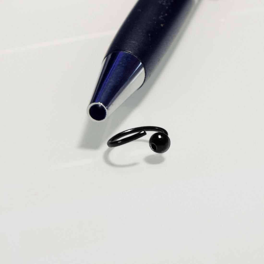 Piercing Ring 925 Silber Schwarz Rhodiniert – Nasen-, Ohren- & Lippenring, edel & langlebig | WILLYS JEWELLERY