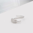 Piercing Ring 925 Sterling Silber Feder dünn Hoop Ohrpiercing oder Nasenpiercing | WILLYS JEWELLERY
