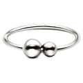 925 Sterling Silber Piercing Ring – Ball Closure für Nase, Ohr & Lippe | Edler Körperschmuck Unisex