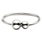 925 Silber Piercing Ring – Ball Closure für Nase, Ohr & Lippe – Edler Körperschmuck Unisex
