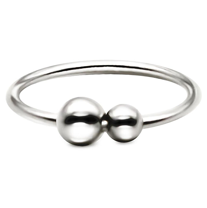 925 Silber Piercing Ring – Ball Closure für Nase, Ohr & Lippe – Edler Körperschmuck Unisex