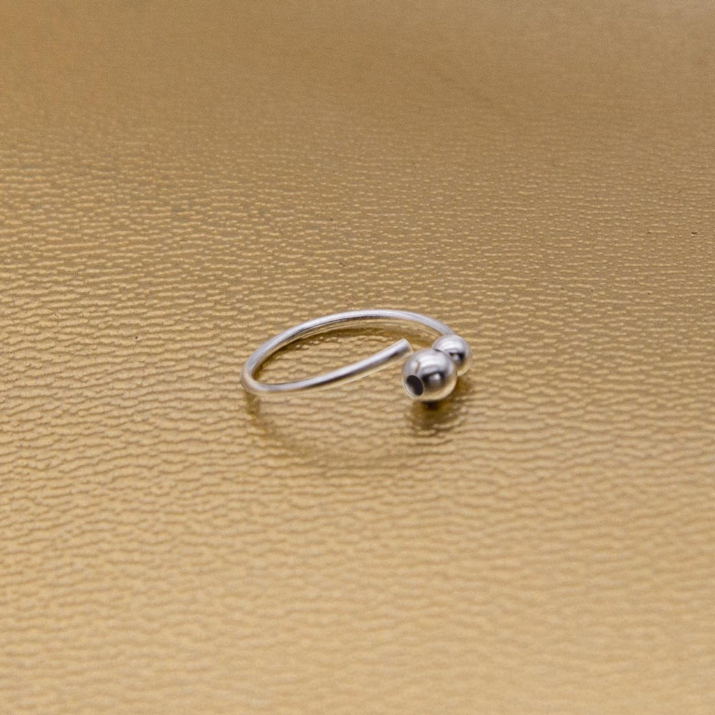 925 Sterling Silber Piercing Ring – Ball Closure für Nase, Ohr & Lippe | Edler Körperschmuck Unisex | WILLYS JEWELLERY