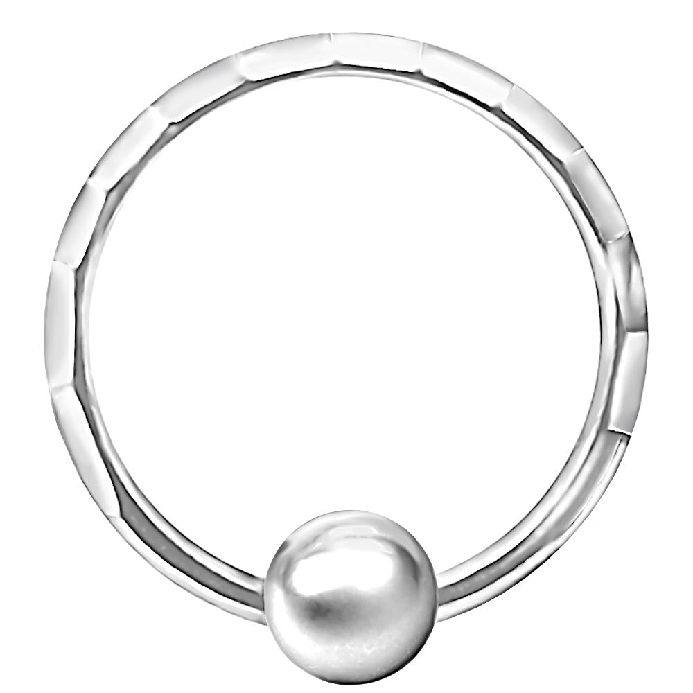 925 Sterling Silber Piercing Ring Segment mit Kugelverschluss – Nasen-, Ohr- & Lippenring Schmuck | WILLYS JEWELLERY