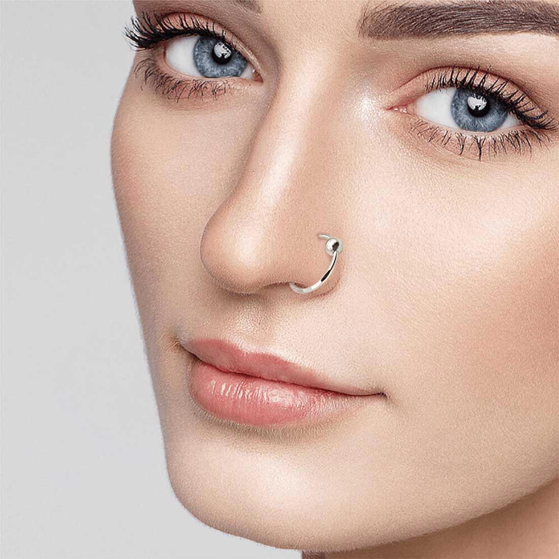925 Sterling Silber Piercing Ring Segment mit Kugelverschluss – Nasen-, Ohr- & Lippenring Schmuck | WILLYS JEWELLERY