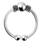 Piercing Fake Ring 925 Silber – Vielseitiger Look für Nase, Lippen & Ohr | WILLYS JEWELLERY