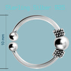 Piercing Fake Ring 925 Silber – Vielseitiger Look für Nase, Lippen & Ohr | WILLYS JEWELLERY