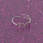 Trendiger Ketten-Piercing-Ring aus 925 Sterling Silber – eleganter Look für Ohr, Nase & Lippe | WILLYS JEWELLERY
