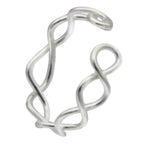 Piercing-Ring fake in Kettenform aus 925er Silber als Ohrpiercing Nasenpiercing | WILLYS JEWELLERY