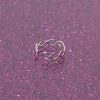 Piercing-Ring fake in Kettenform aus 925er Silber als Ohrpiercing Nasenpiercing | WILLYS JEWELLERY