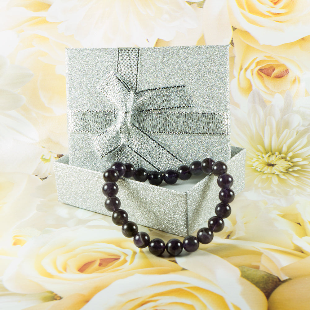Amethyst-Armband, der Stein des Mutes, in strahlendem Lila | WILLYS JEWELLERY