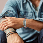 In Deutschland hergestelltes schwarzes und rotes Lederarmband – unvergleichliche Qualität und Stil | WILLYS JEWELLERY