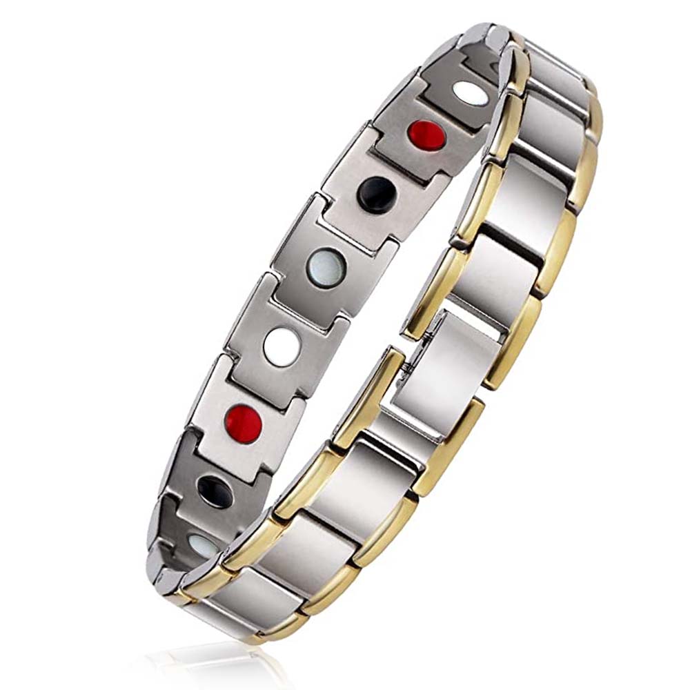 Herren Anti Schnarchen Magnetfeldtherapie Armband aus Titan 20.5 cm | WILLYS JEWELLERY