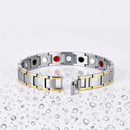 Herren Anti Schnarchen Magnetfeldtherapie Armband aus Titan 20.5 cm | WILLYS JEWELLERY