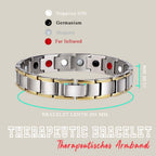 Herren Anti Schnarchen Magnetfeldtherapie Armband aus Titan 20.5 cm | WILLYS JEWELLERY
