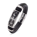 Anspruchsvolles Herrenarmband aus Leder und Edelstahl – das perfekte i-Tüpfelchen für Ihren Stil | WILLYS JEWELLERY