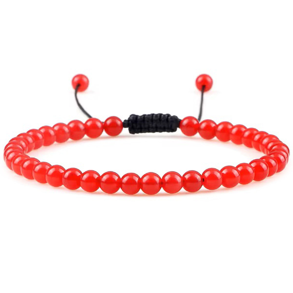 Armband aus Chakra-Naturstein-Perlen mit Verstellbarer Knoten | WILLYS JEWELLERY