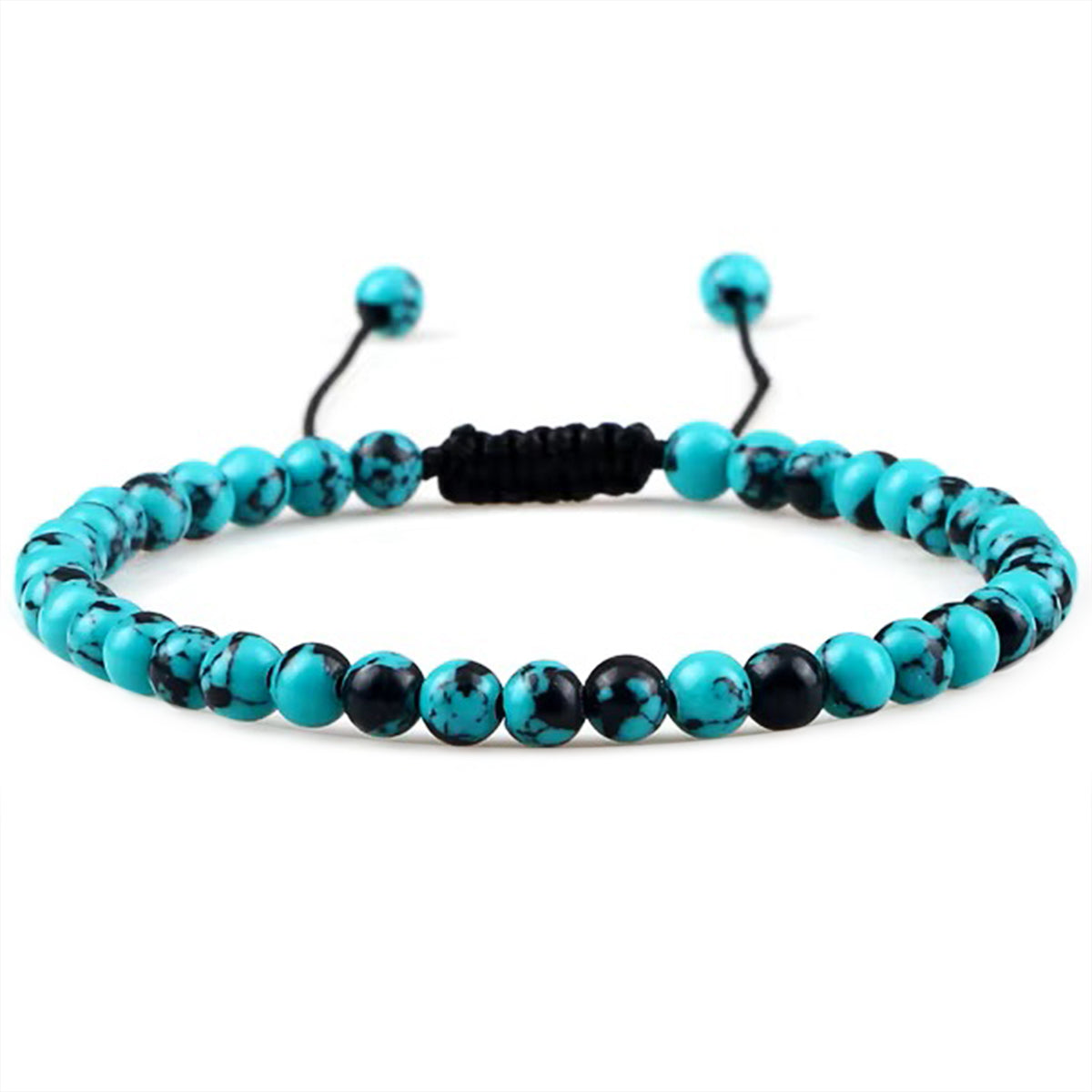 Armband aus Chakra-Naturstein-Perlen mit Verstellbarer Knoten | WILLYS JEWELLERY