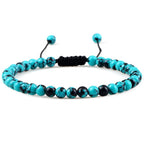 Armband aus Chakra-Naturstein-Perlen mit Verstellbarer Knoten | WILLYS JEWELLERY