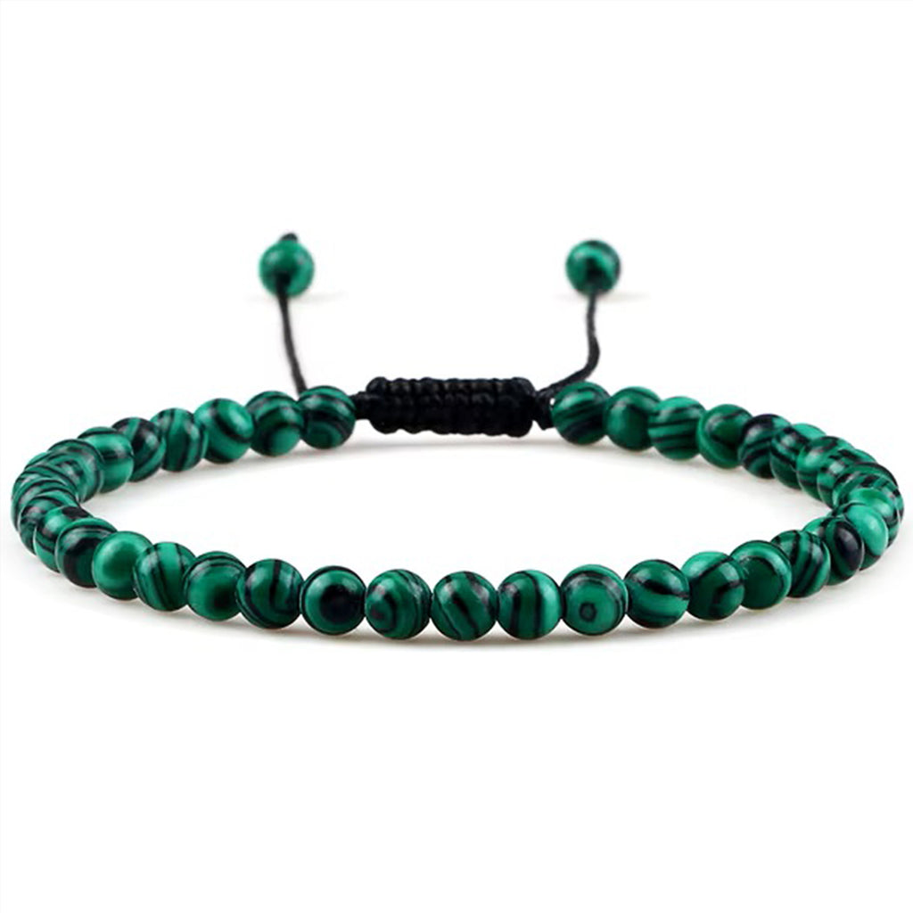 Armband aus Chakra-Naturstein-Perlen mit Verstellbarer Knoten | WILLYS JEWELLERY