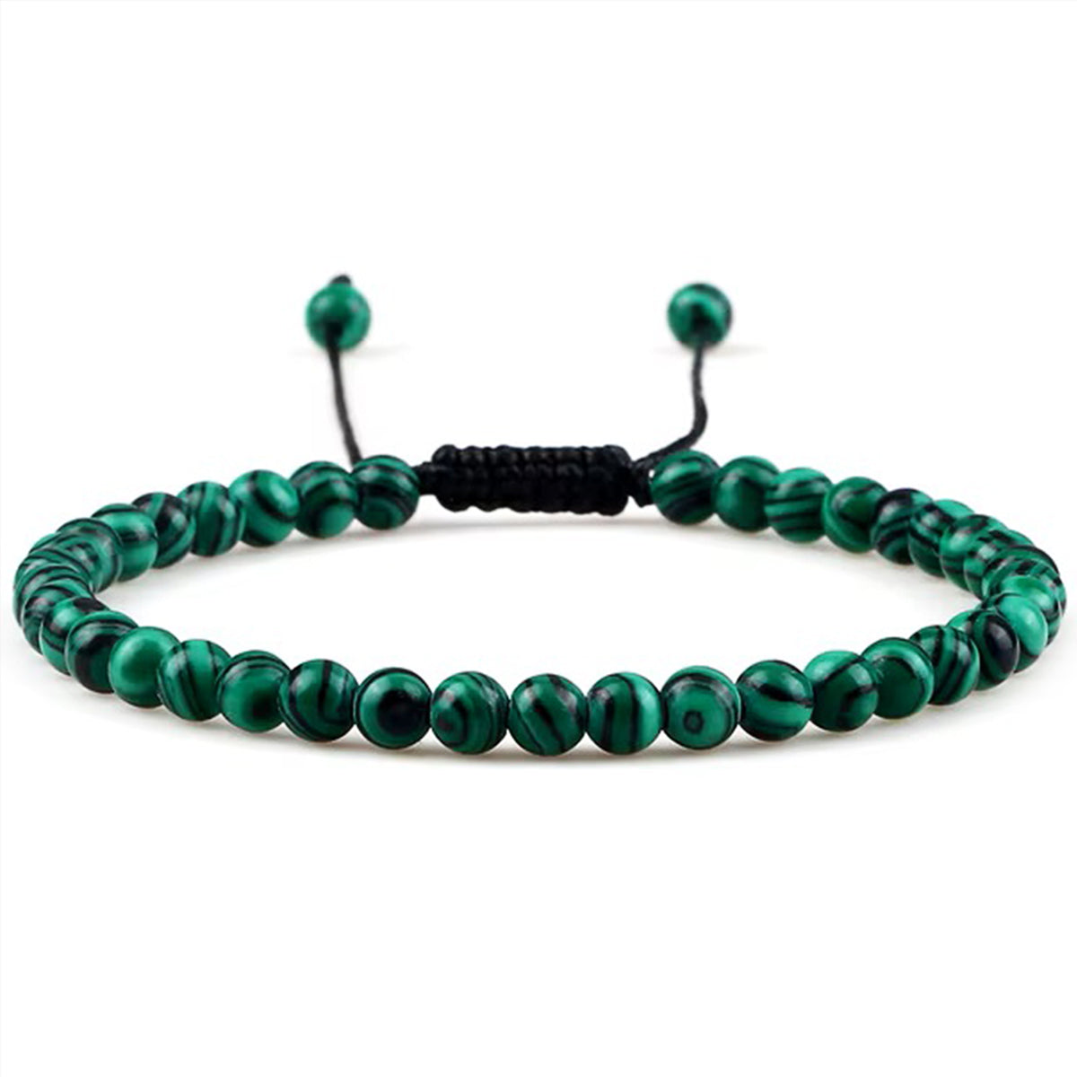 Armband aus Chakra-Naturstein-Perlen mit Verstellbarer Knoten | WILLYS JEWELLERY