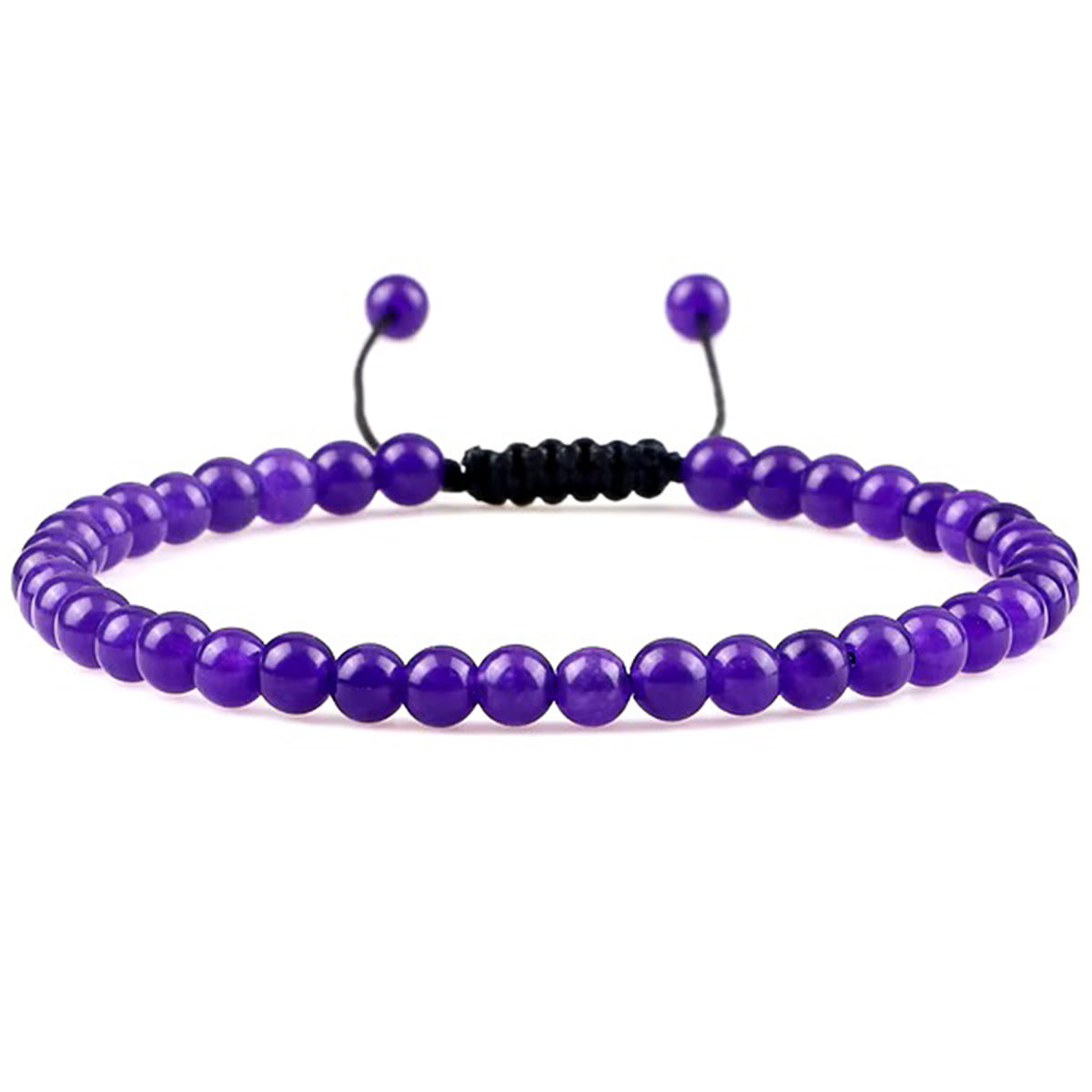Armband aus Chakra-Naturstein-Perlen mit Verstellbarer Knoten | WILLYS JEWELLERY