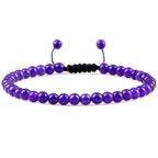 Armband aus Chakra-Naturstein-Perlen mit Verstellbarer Knoten | WILLYS JEWELLERY